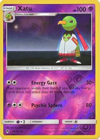 Lost Thunder Xatu #88/214 reverse holo